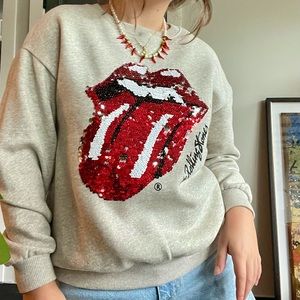 The Rolling Stones sequin sweater - Zara girls